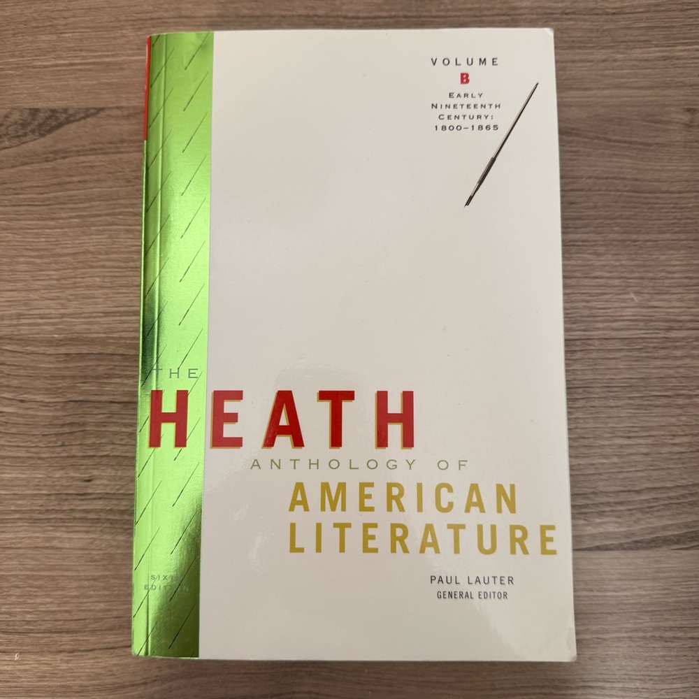 The Heath Anthology of American Literature Volume B